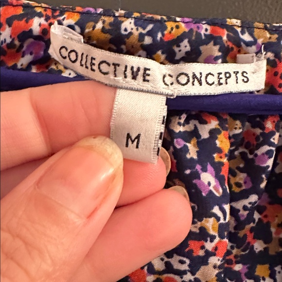 Collective Concepts Multicolor Abstract Blouse - Picture 2 of 6